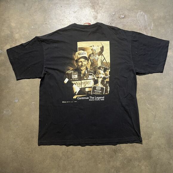 Vintage Y2k Dale Earnhardt Black Atlanta Nascar T-Shirt - Picture 3 of 4